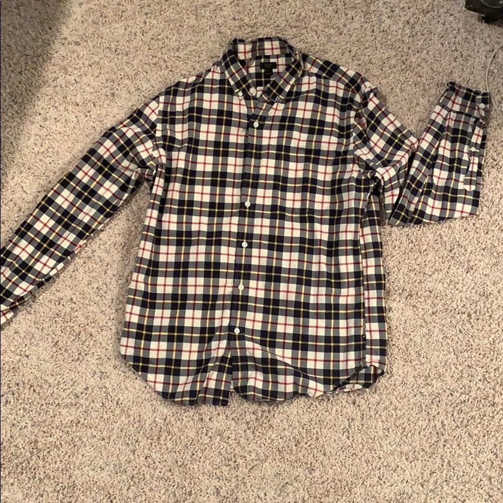J Crew plaid Button down